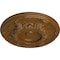 Ekena Millwork Granada Ceiling Medallion (Fits Canopies up to 7 1/8"), Hand-Painted Smokey Topaz, 19"OD x 1 1/2"P CM19GASTF - alternate 2